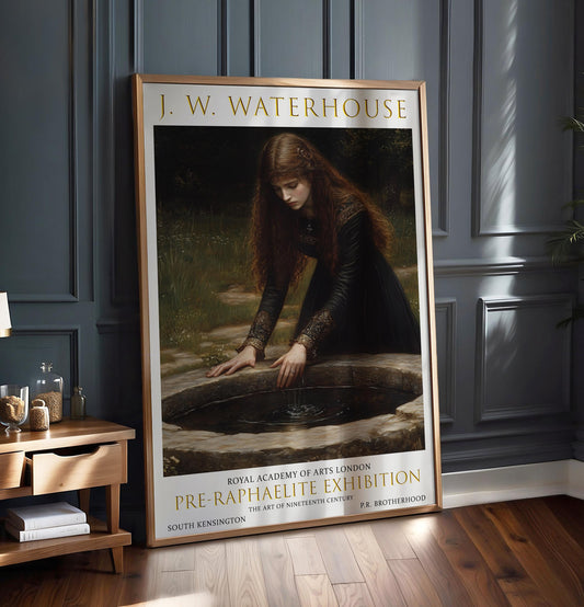 John William Waterhouse Art Print: The Sorceress Well, Pre-Raphaelite Poster