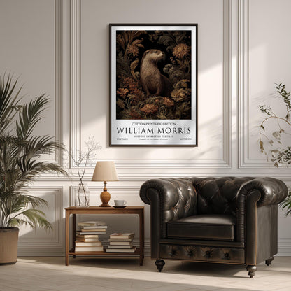 Print, William Morris Otter, Botanical Floral Wall Art, Vintage Illustration