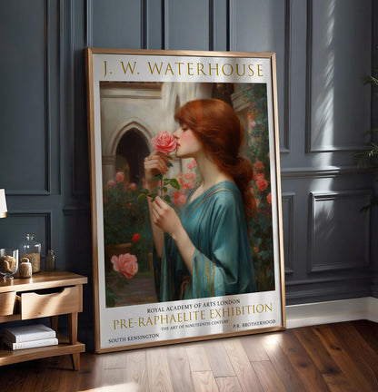 John William Waterhouse Art Print: The Soul of the Rose, Pre-Raphaelite Poster