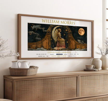 William Morris Fairy Print: Vintage Celestial Wall Art