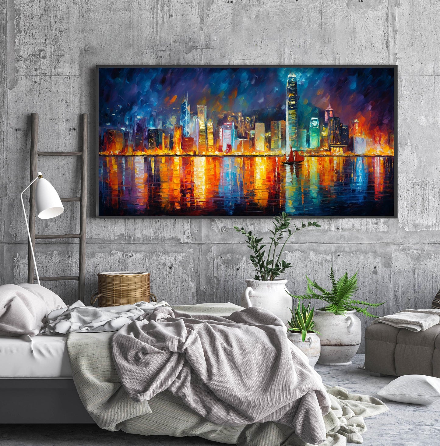 Victoria Harbour Hong Kong Panoramic Print