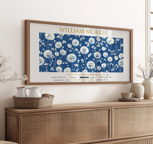 William Morris Dandelion Print: Vintage Botanical Wall Art