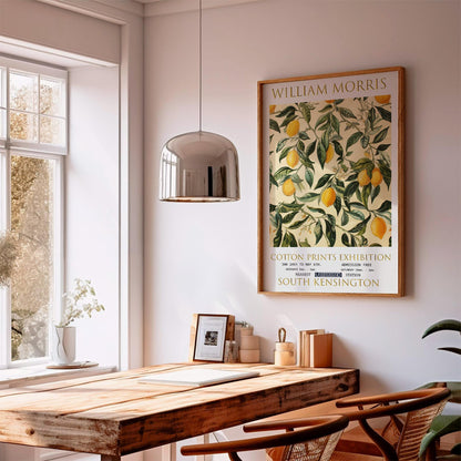 William Morris Lemon Tree Art Print: Vintage Floral Design