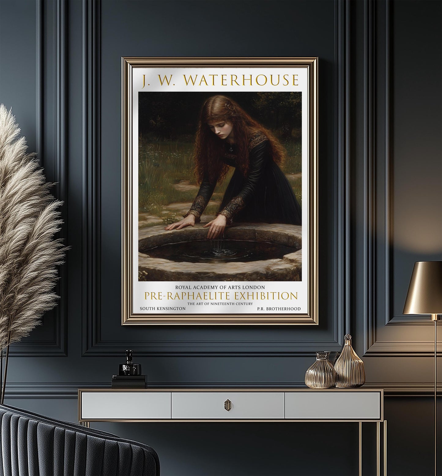John William Waterhouse Art Print: The Sorceress Well, Pre-Raphaelite Poster