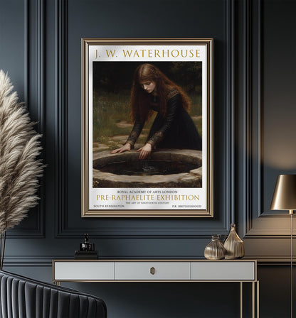 John William Waterhouse Art Print: The Sorceress Well, Pre-Raphaelite Poster
