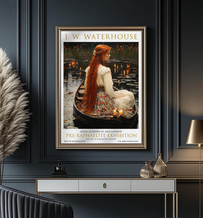 Waterhouse Art Print: Lady of the Lake, Pre-Raphaelite Home Decor