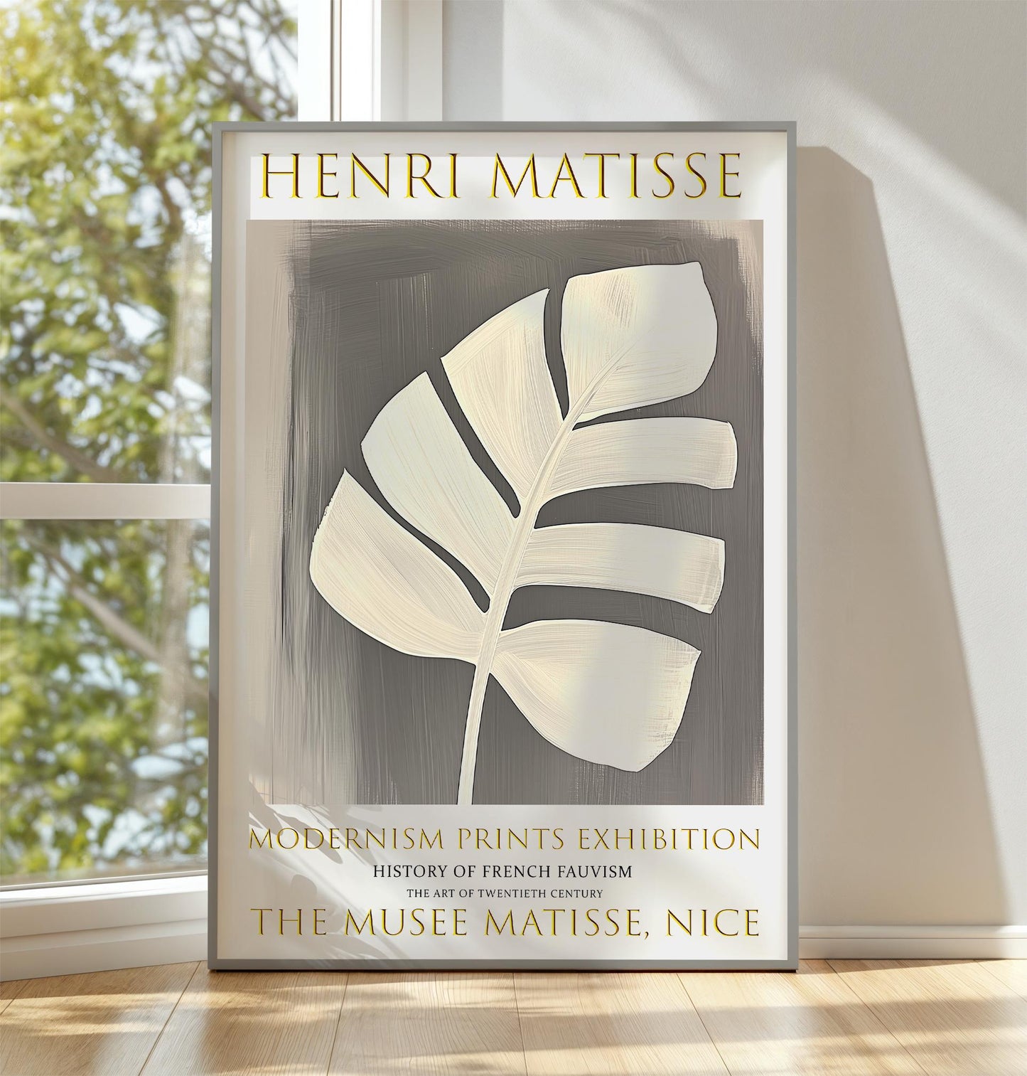 Henri Matisse Inspired Art Print: Fauvist Botanical Leaf