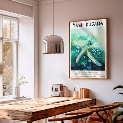 Yayoi Kusama Japanese Starfish WALL ART PRINT Picture Poster