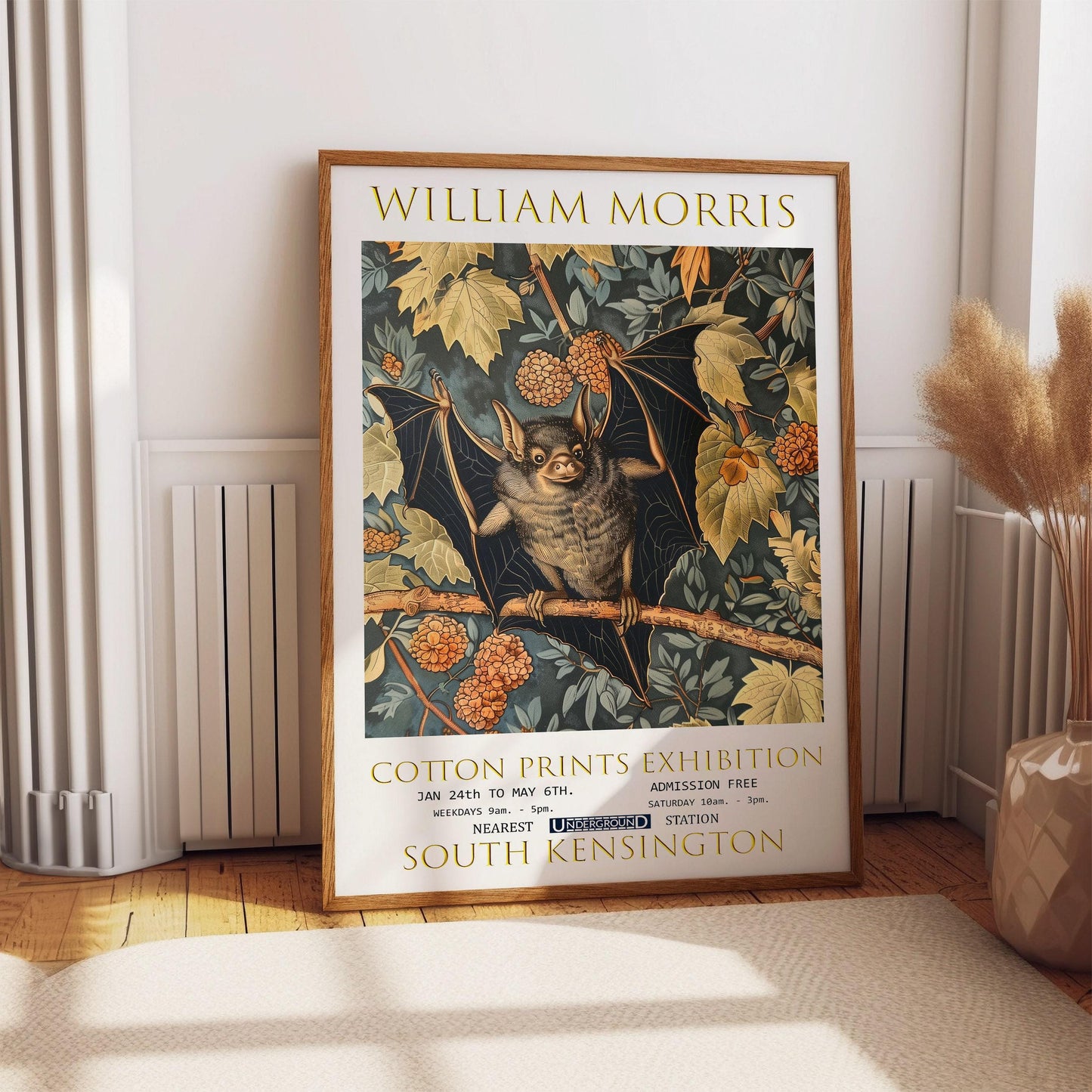 William Morris Print - Vintage Floral Art | Botanical Wall Decor Poster