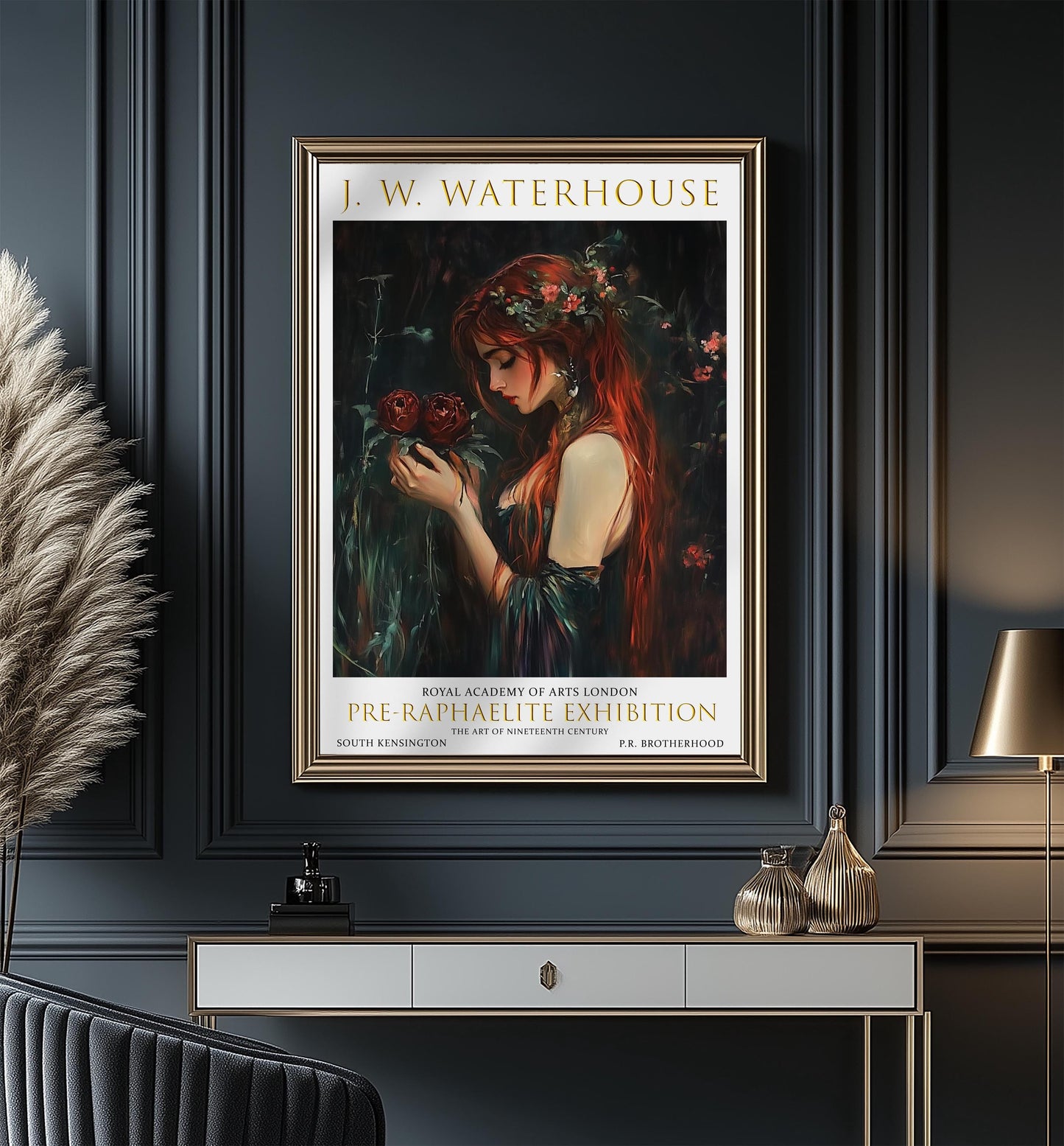 John William Waterhouse Persephone Print: Romantic Pre-Raphaelite Wall Art