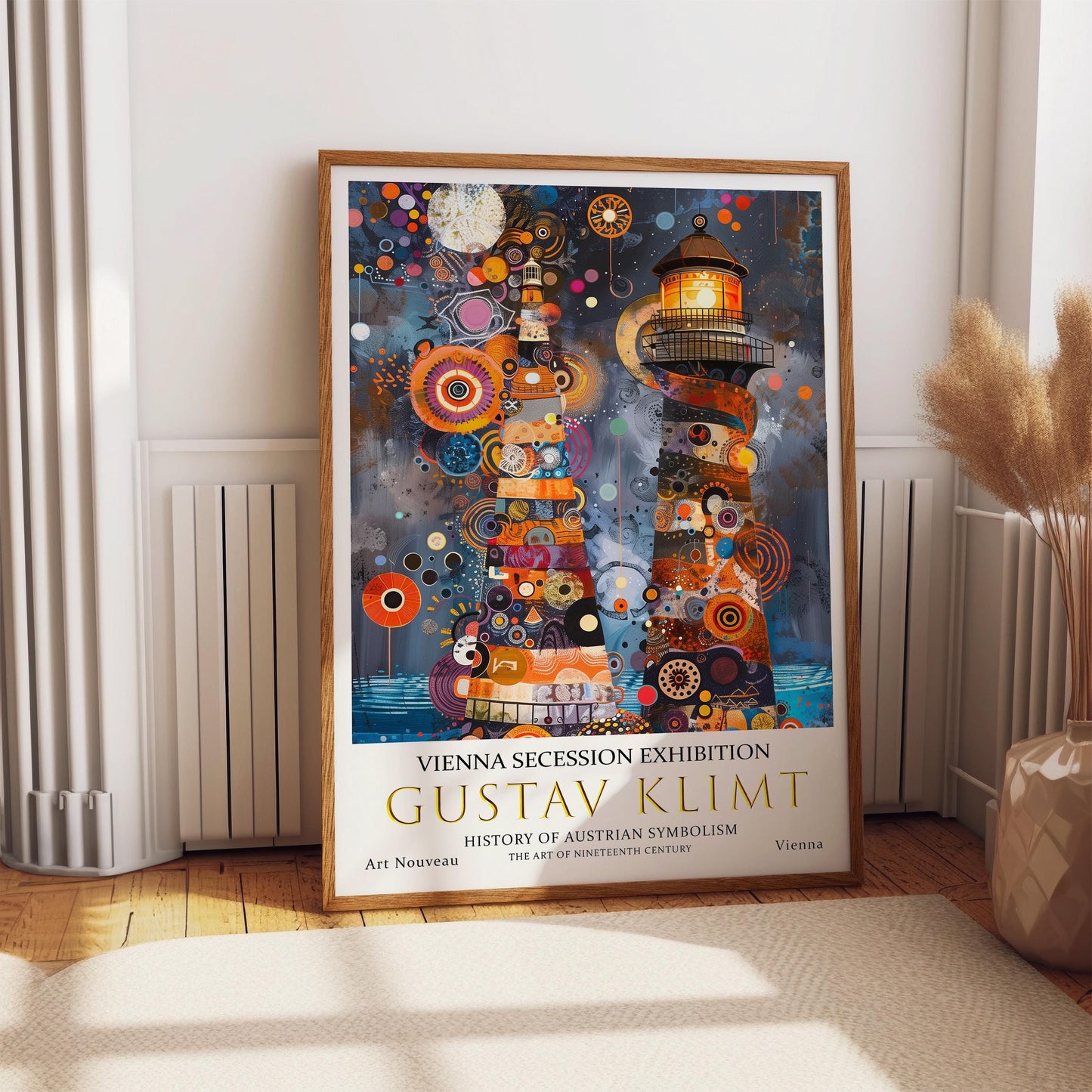 Gustav Klimt Print – Art Nouveau Poster | Vintage Gold Leaf Artwork, Premium Paper