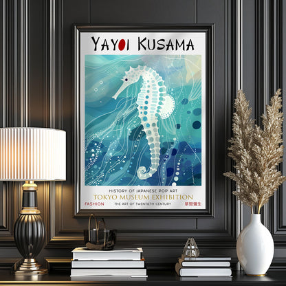 Yayoi Kusama Poster – Japanese Art Exhibition Print | Modern Abstract Wall Art