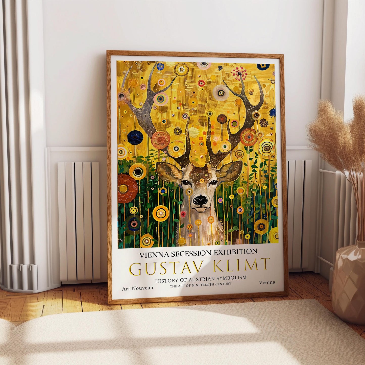 Gustav Klimt Print – Art Nouveau Poster | Vintage Wall Art, Gold Leaf Artwork