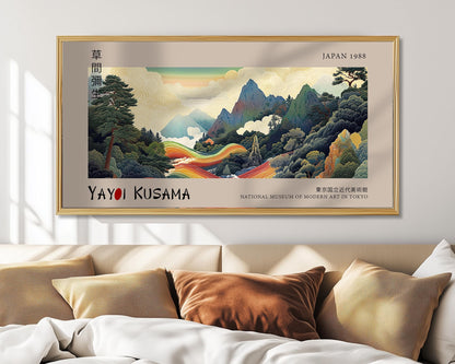 Yayoi Kusama Zen Forest Print: Japanese Landscape Art