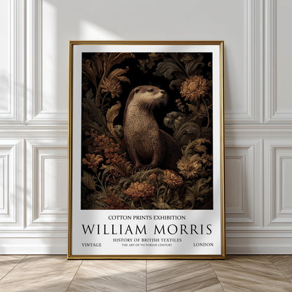Print, William Morris Otter, Botanical Floral Wall Art, Vintage Illustration