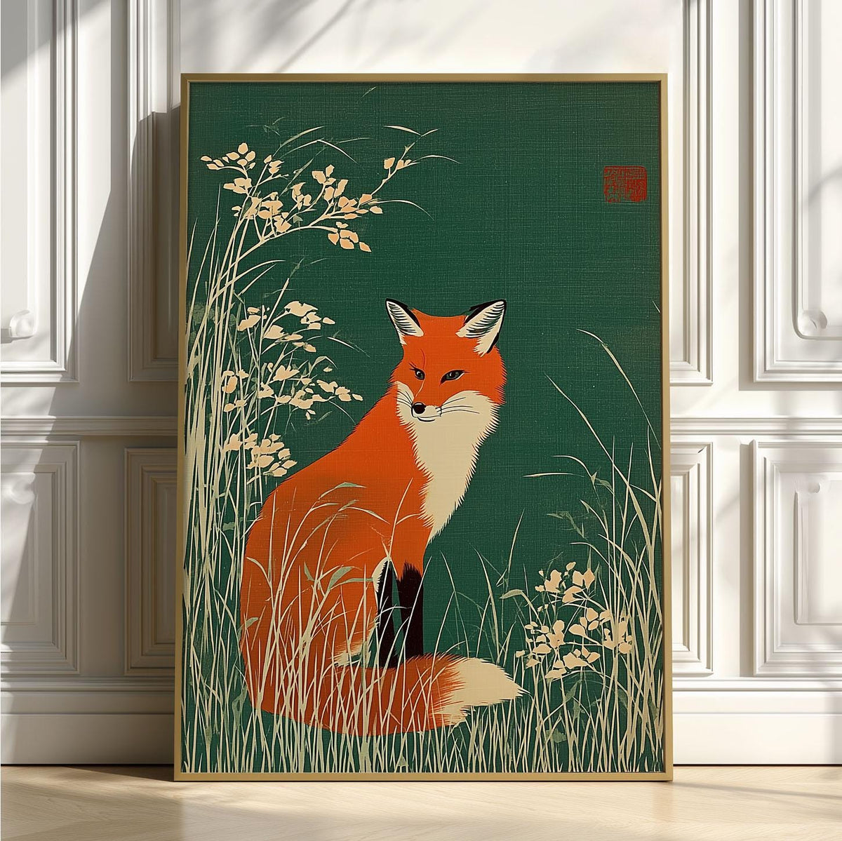 Fox Print, Woodland Wall Art, Animal Poster, Nature Home Decor