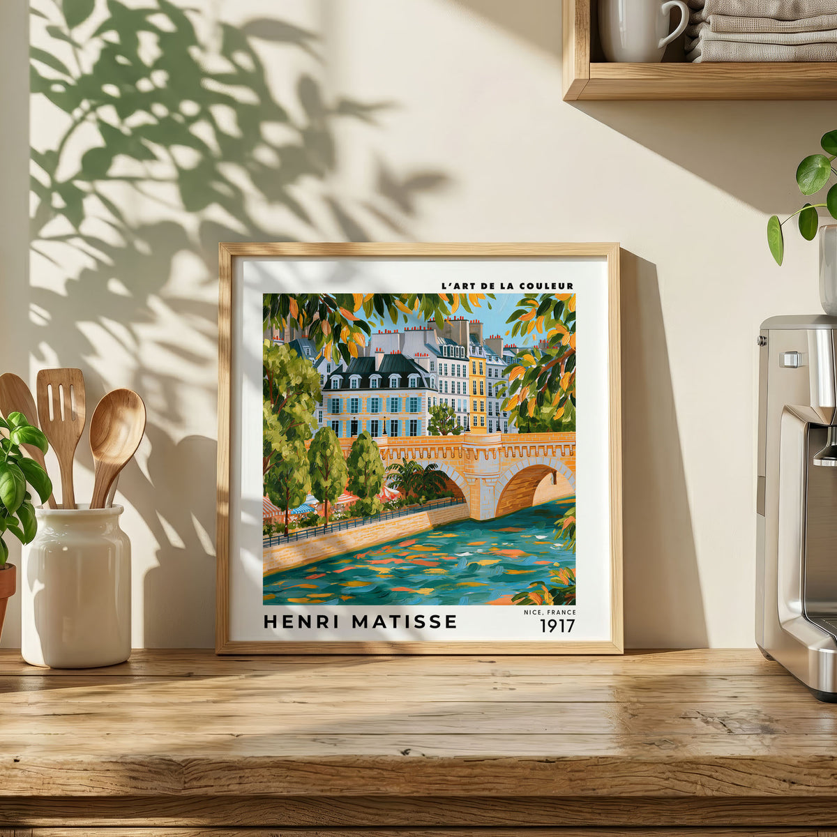 Henri Matisse Inspired Paris Bridge Print | French City Art