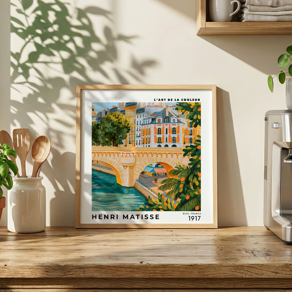Henri Matisse Inspired Paris Riverside Print | French Wall Art